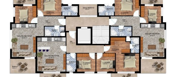 Apartment 1+1 in Antalya, Turkey No. 32314 10