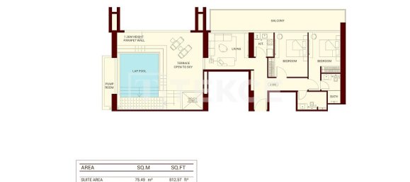 2 bedrooms Apartment in Jumeirah Village Circle, UAE No. 53508 11