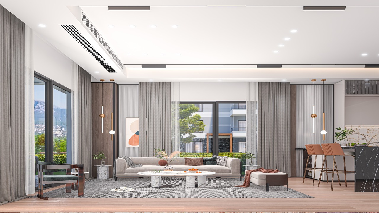 Apartment 1+1 in Life Garden, Oba, Turkey No. 37466