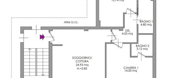 Apartamento de 3 divisões em Binasco, Italy N.º 330394 16