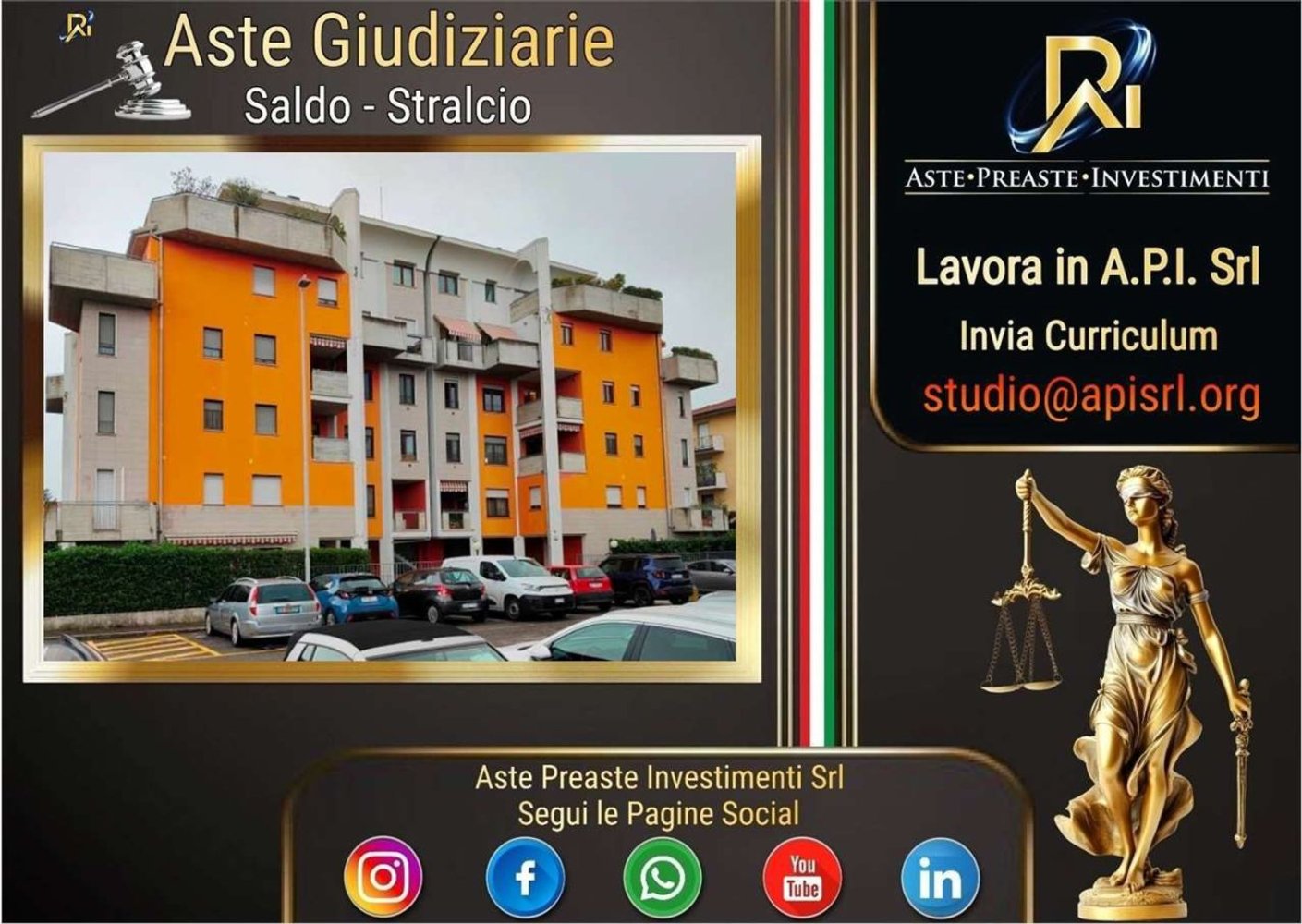 3 rooms Apartment in Dalmine, Italy No. 274278