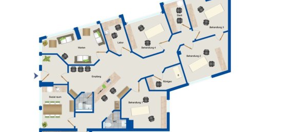 Escritório de 7 divisões em Heidenheim, Germany N.º 54149 14