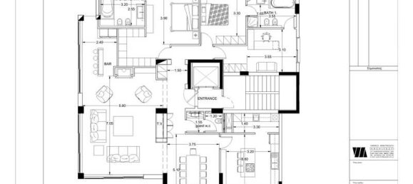 Пентхаус с 3 спальнями в Лимассол, Кипр № 16887 2
