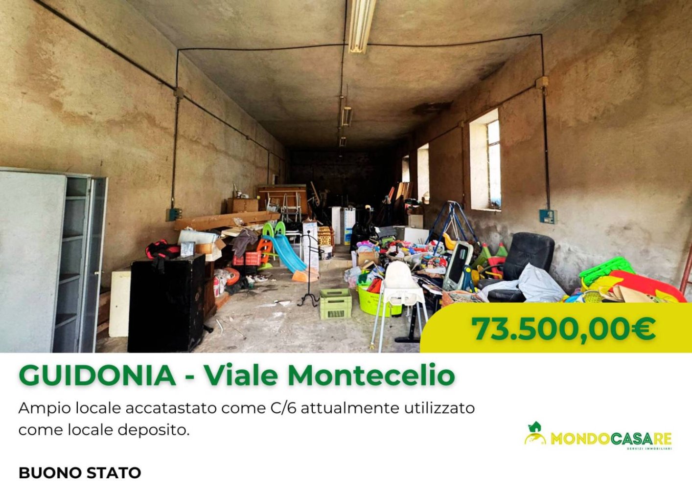 Armazém em Guidonia Montecelio, Italy 121 m² N.º 317521