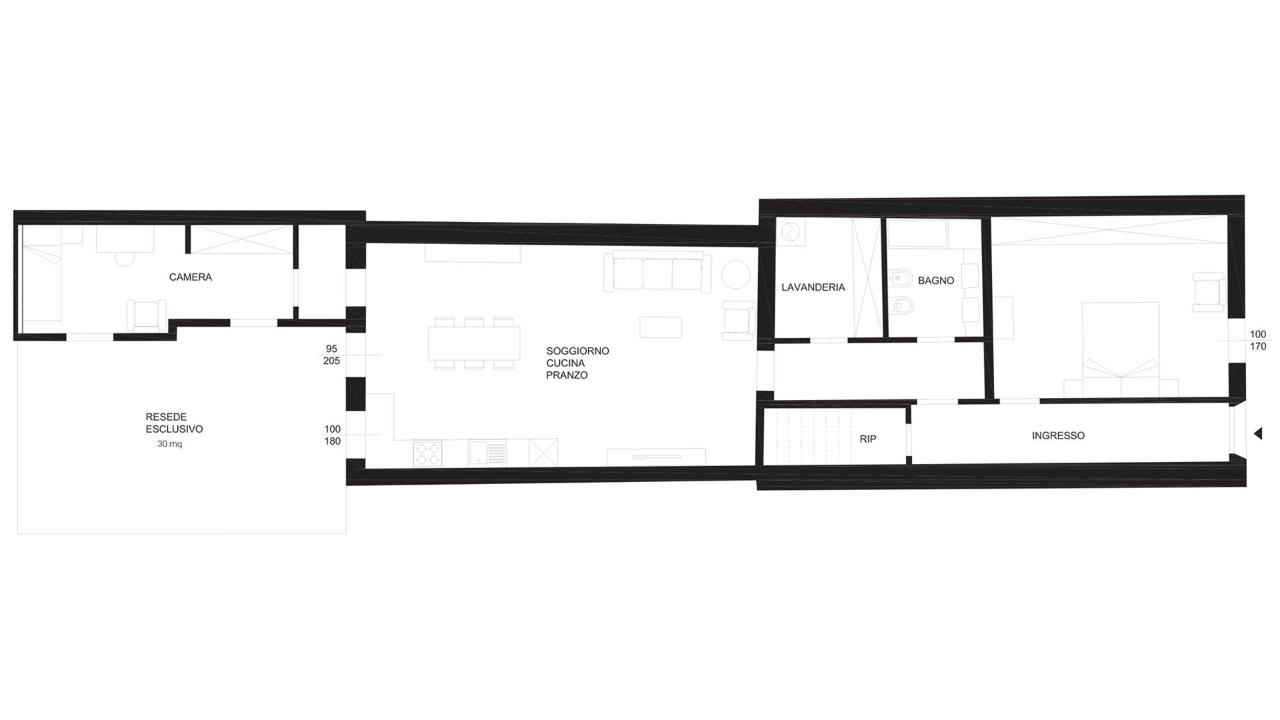 Apartamento de 3 divisões em Florence, Italy N.º 171497