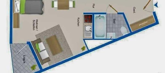 Apartamento de 1 dormitorio en Schleswig-Flensburg, Germany No. 76169 9