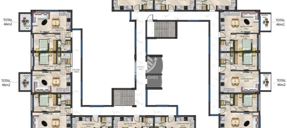 شقة 1+1 في Gazipasa, Turkey رقم 3444 11