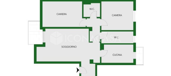 3-salle Appartement à Milan, Italy No. 241475 22