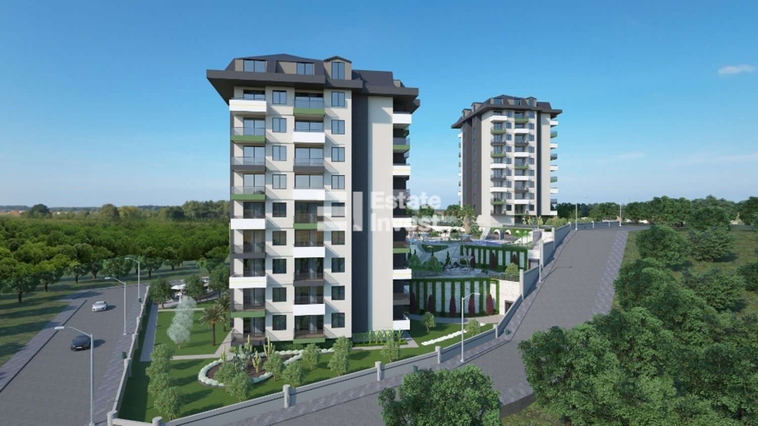 Квартира 1+1 в Аланья, Турция № 30827