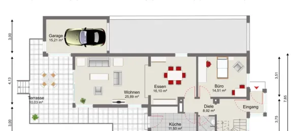 4 غرف نوم تاون هاوس في Hof, Germany رقم 319500 22