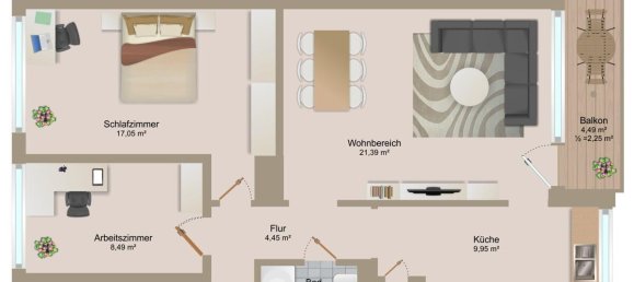 2 Schlafzimmer Wohnung in Bremen, Germany, Nr. 316464 24