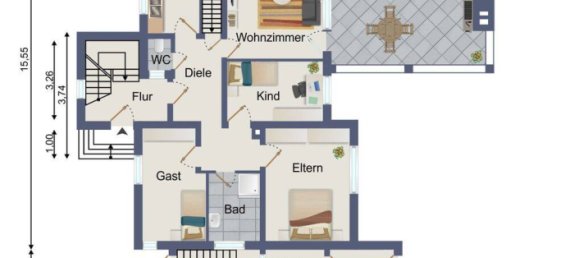 Adosado de 2 dormitorios en Gutersloh, Germany No. 322095 27