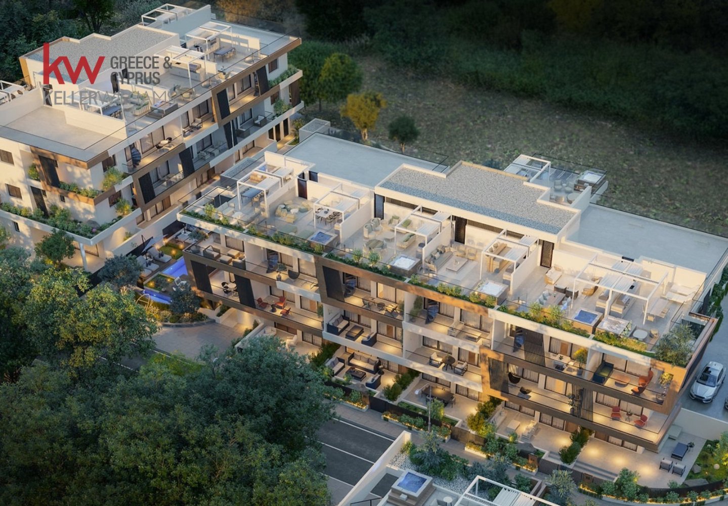 Квартира с 2 спальнями в Ливадия, Кипр № 26730