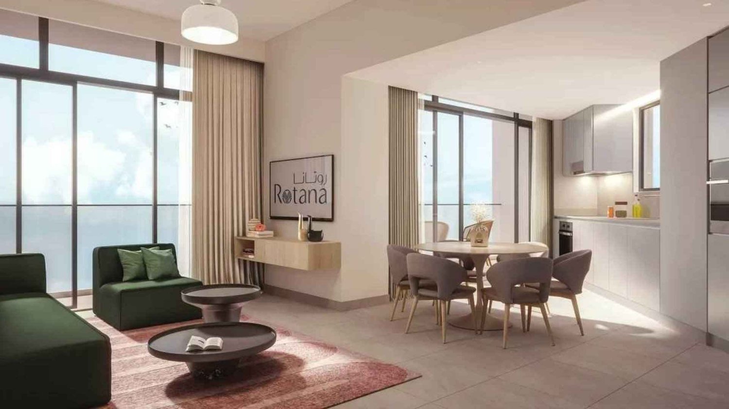 Apartamento T1 em BLOOM ARJAAN BY ROTANA, Saadiyat Island, UAE N.º 62828