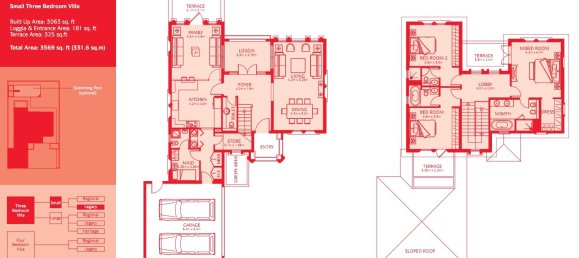 3 Schlafzimmer Villa in Jumeirah Park, UAE, Nr. 94471 18