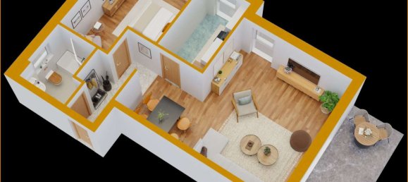 Apartamento de 2 divisões em Augsburg, Germany N.º 40744 10