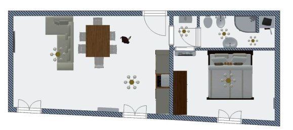 2 rooms Apartment in Florence, Italy No. 291028 17