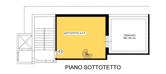 4-Zimmer Penthouse in Lentate sul Seveso, Italy, Nr. 3868 16