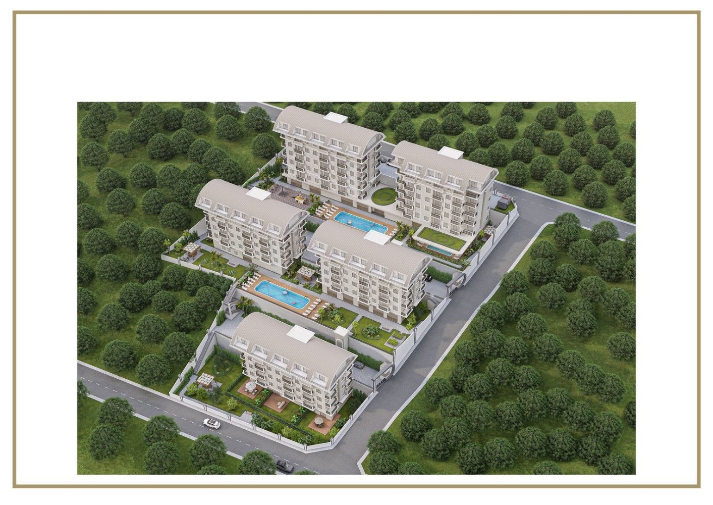 Apartamento de 4+1 en Konakli, Turkey No. 14118