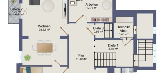 4 غرف نوم منزل ذو طابقين في Wandsbek, Germany رقم 28415 27