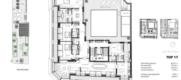 Пентхаус с 7 комнатами в Вена, Австрия № 8327 11