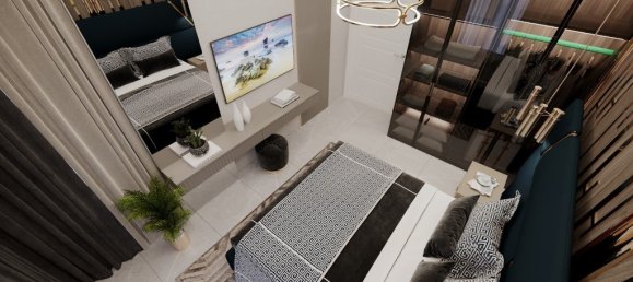 Пентхаус с 2 комнатами в Оба, Турция № 9815 25