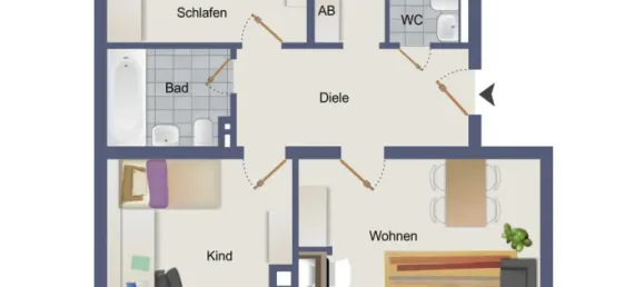Apartamento de 2 dormitorios en Wesel, Germany No. 274889 14