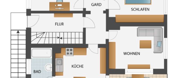 5غرفة تاون هاوس في Alb-Donau-Kreis, Germany رقم 97238 17