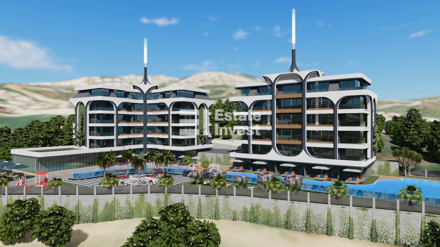 Квартира 1+1 в Аланья, Турция № 32182