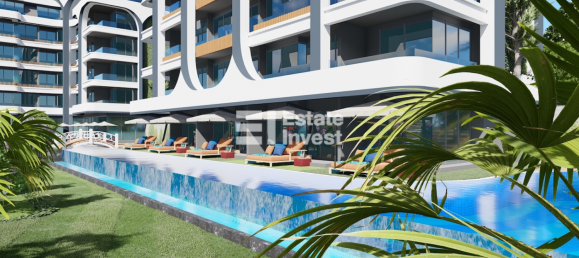 Квартира 1+1 в Аланья, Турция № 32182 4