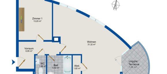 2غرفة شقة في Liesing, Austria رقم 146860 14