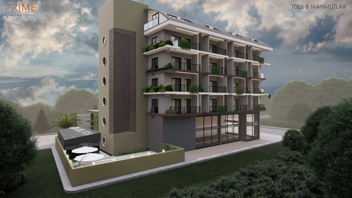 Wohnung 2+1 in Mahmutlar, Turkey, Nr. 14255