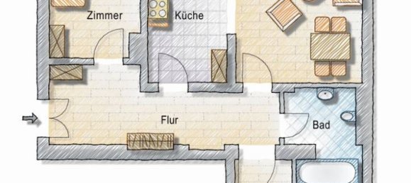 2 غرف نوم شقة في Dresden, Germany رقم 52837 13