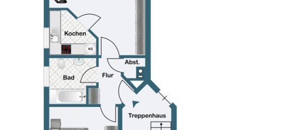 Квартира с 2 комнатами в Гютерсло, Германия № 357885 10