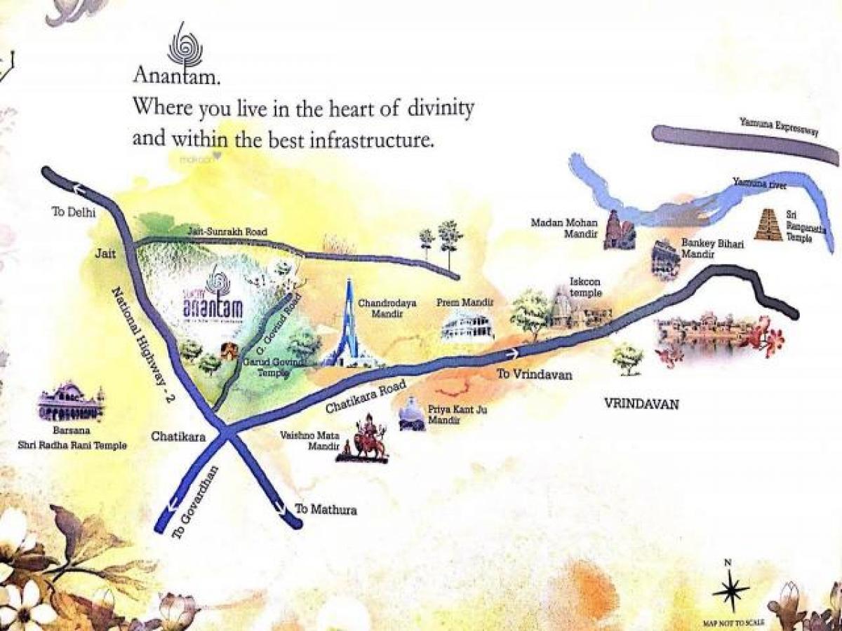 Terreno em Mathura, India N.º 31076