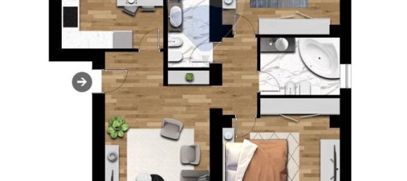 Квартира с 5 комнатами в Ези, Италия № 9391 2