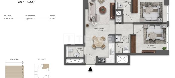 2 bedrooms Apartment for sale in Dubai, UAE № 210129 25