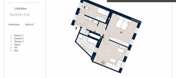 3 rooms Apartment in Ottakring, Austria No. 225587 11