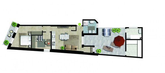 Apartamento de 3 divisões em Bondeno, Italy N.º 30158 2