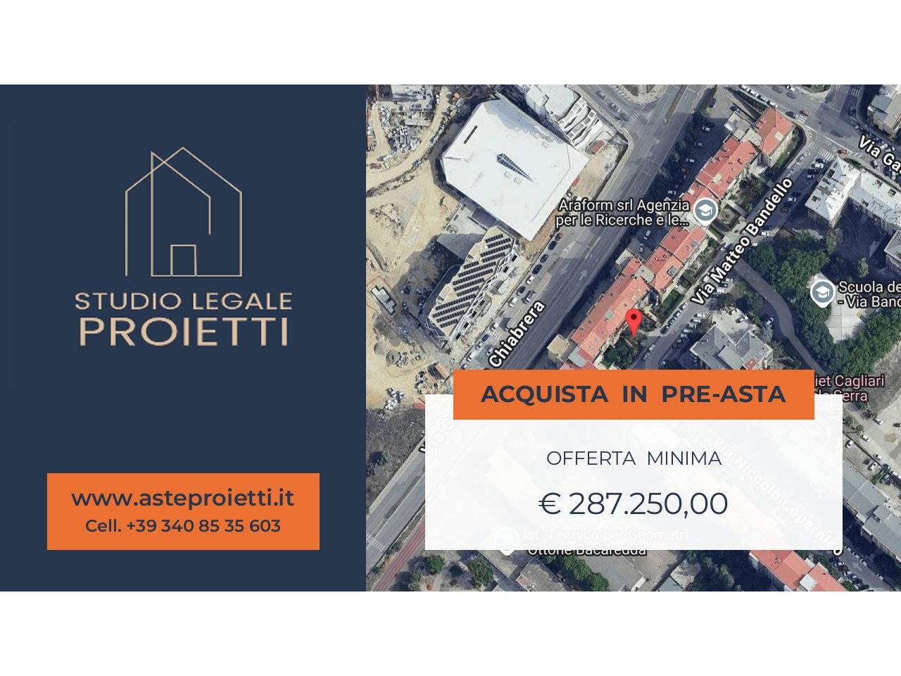 3 bedrooms Apartment in Cagliari, Italy No. 298093