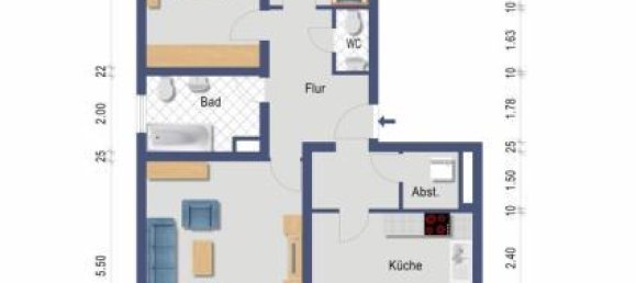 3غرفة شقة في Stuttgart, Germany رقم 70208 17