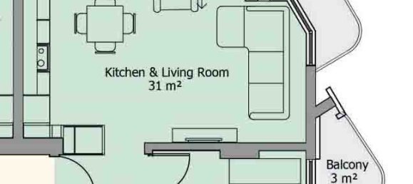2-Zimmer Wohnung in Mahmutlar, Turkey, Nr. 18840 6