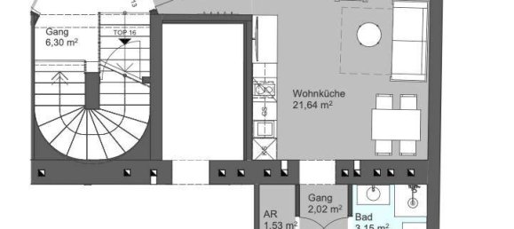 Квартира с 1 спальней в Оттакринг, Австрия № 229268 12