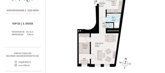 2-Zimmer Wohnung in Leopoldstadt, Austria, Nr. 218895 15