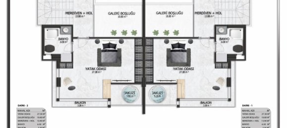 4 rooms Villa in Oba, Turkey No. 9748 7