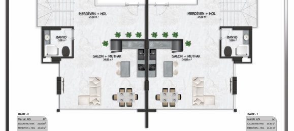 4 rooms Villa in Oba, Turkey No. 9748 5