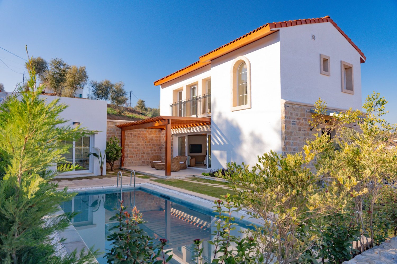 Villa 2+1 in Bodrum, Turkey, Nr. 31929