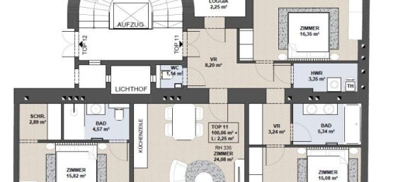 4 rooms Apartment in Mariahilf, Austria No. 178044 16