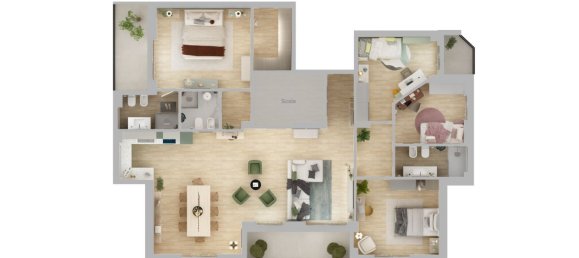 4 Schlafzimmer Penthouse in Milan, Italy, Nr. 364240 47