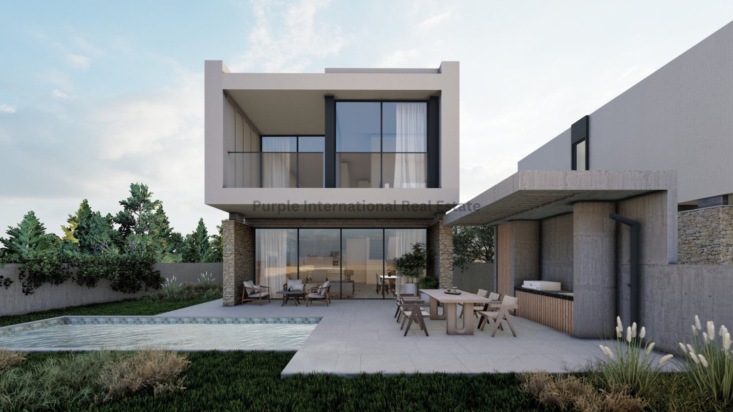 Вилла с 3 спальнями в Героскипу, Кипр № 173192